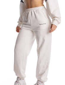  White Rest Days Essential Tracksuit Bottoms