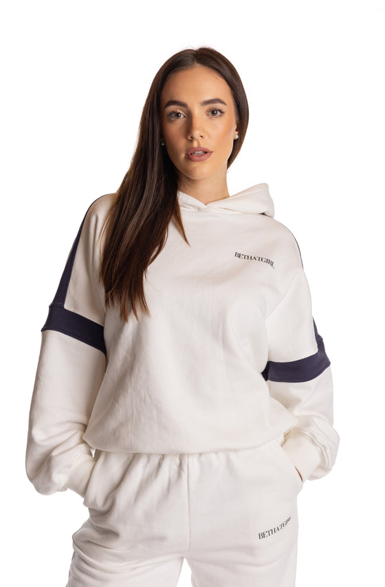 White Rest Days Essential Hoodie