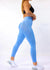 Blue Signature Scrunch Luxe Leggings