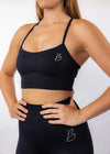 EXCLUSIVE Black Vitality Sports Bra