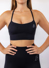 EXCLUSIVE Black Vitality Sports Bra